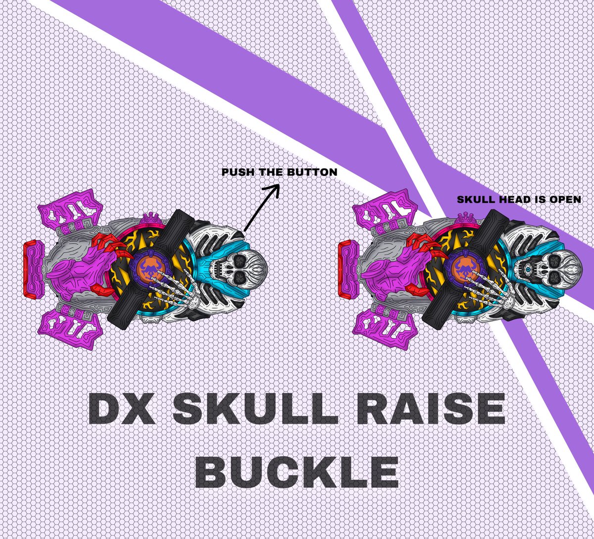 hachirouuz's tweet photo. kamen rider buffa zombie skull form, desire driver, skull raise buckle

#デザイアエントリー
#DGP不正参加 https://t.co/NOEFvH8YnB
