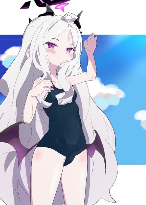 夏の季語、ヒナ委員長のスク水
#ブルアカ 