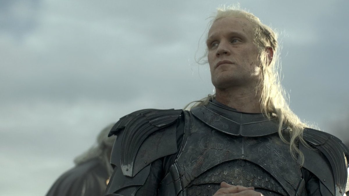 msashmyles's tweet photo. Matt Smith just stole that entire episode without speaking a single word. He's coming for that Emmy.
#HouseoftheDragon #HouseOfTheDragonHBO #DaemonTargaryen https://t.co/Sy2xKhcQ0l
