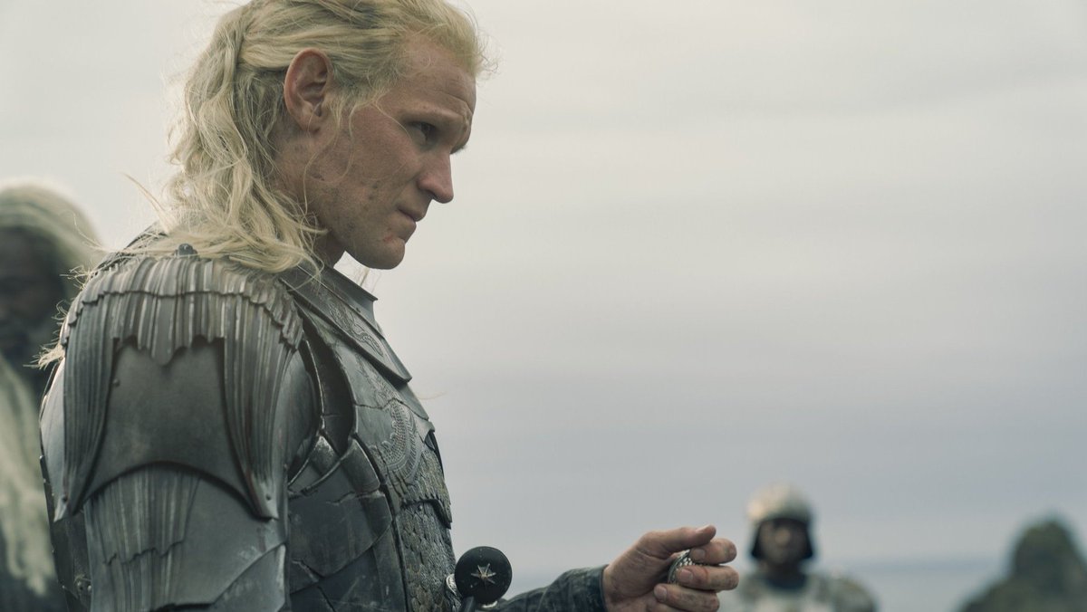 msashmyles's tweet photo. Matt Smith just stole that entire episode without speaking a single word. He's coming for that Emmy.
#HouseoftheDragon #HouseOfTheDragonHBO #DaemonTargaryen https://t.co/Sy2xKhcQ0l