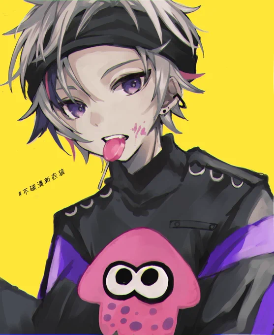 #絵スコート #不破湊新衣装 新衣装マンメンミ...この衣装でスプラ配信待ってます 