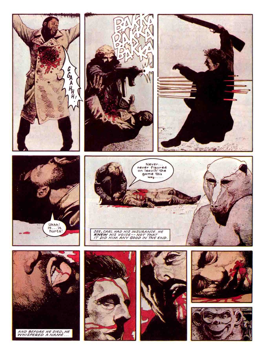 ParafernaliaCi1's tweet photo. Los 1000 mejores cómics de la historia
https://t.co/BHTJ6G3kVC

#984 – “Button Man. The Killing Game” (John Wagner &amp; Arthur Ranson, 1992)

#1000BestComicsEver #Comics #ButtonMan #JohnWagner #ArthurRanson #RebellionComics #ComicBritanico #ComicEuropeo #Comicsdelos90 https://t.co/sMorARg5Lj