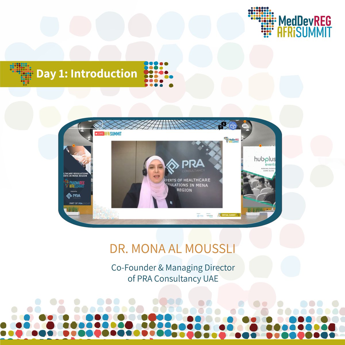 AfriReg's tweet photo. What a wonderful opening for #MedDevReg #AfriSummit 2022 ! Great vibes, and a spectacular introduction provided by @PRA's Co-Founder and Managing Director Dr. Mona Al Moussli, followed by the welcoming address from Dr. Miriam Boulos from EDA.
Stay tuned for more updates! https://t.co/woALiQv0qW