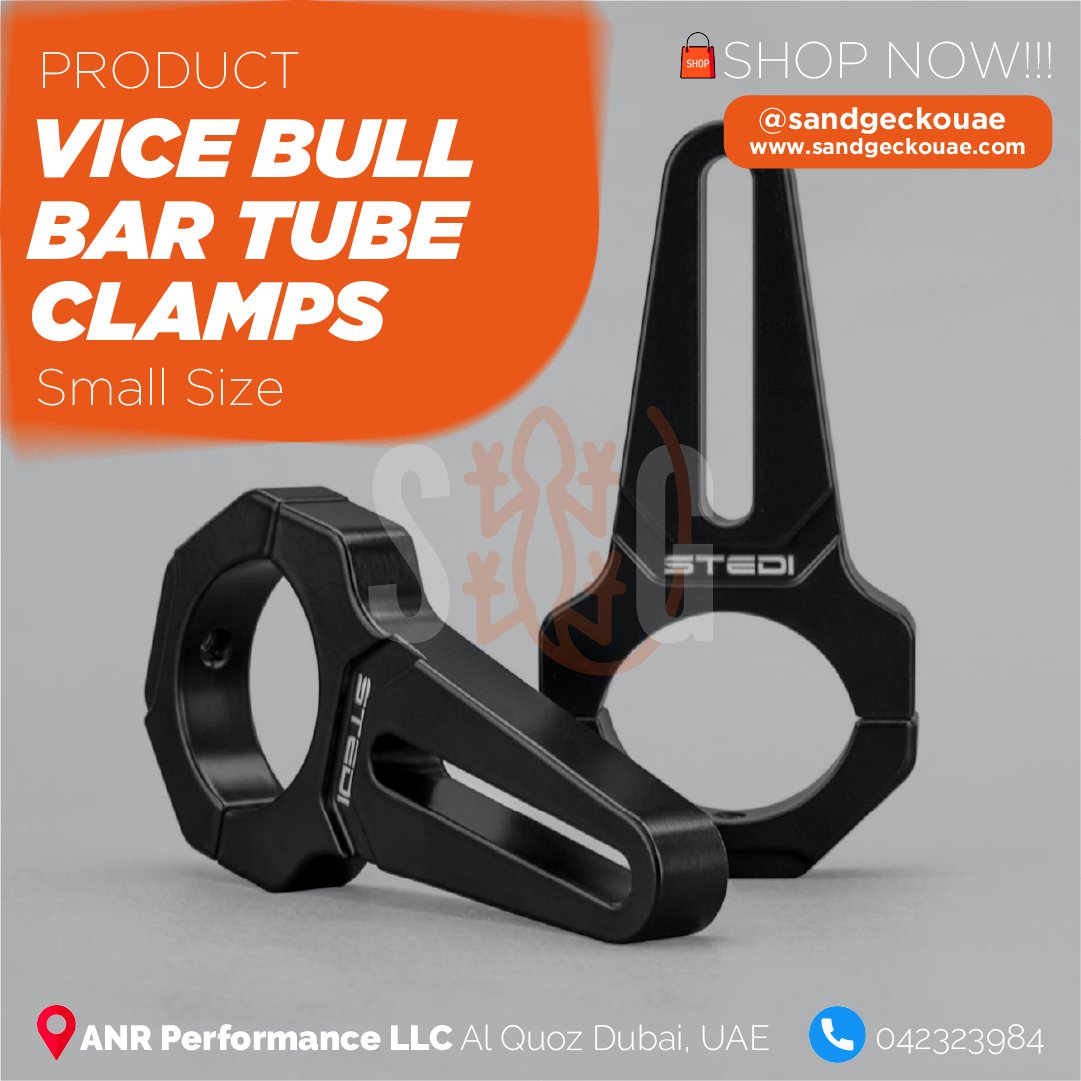 sandgeckouae's tweet photo. 𝐏𝐫𝐨𝐝𝐮𝐜𝐭: 🔥VICE BULL BAR TUBE CLAMPS (S/L Sizes)🔥
Buy Now 🌐 https://t.co/kBpY3KY0g2
Follow Us on Social Accounts 👍 @sandgeckouae
#sandgeckouae  #stedi #bullbarbrackets #vicebullbartubeclamps #clamps #bullbar #ledlights #barlights #st3k #st2kslim #uae #callnow #discount https://t.co/oyXiEgaTbF