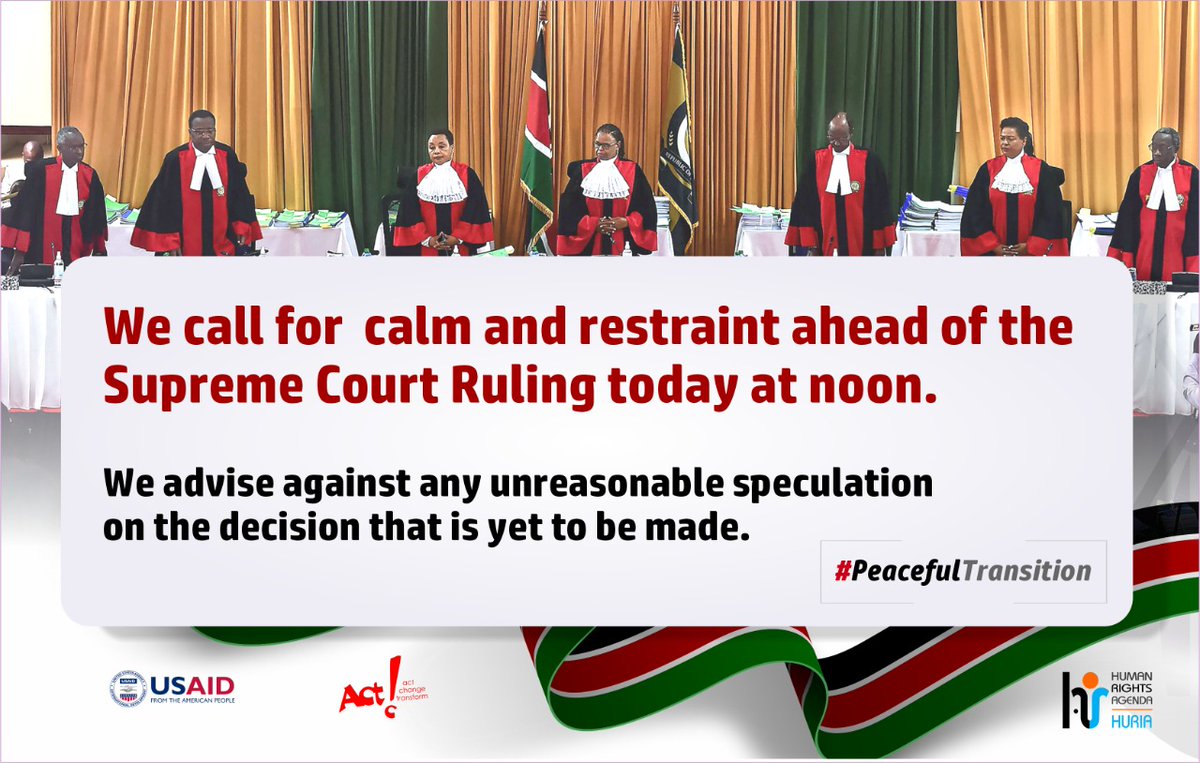 #SupremeCourtruling 
Let's exercise calm and restraint.