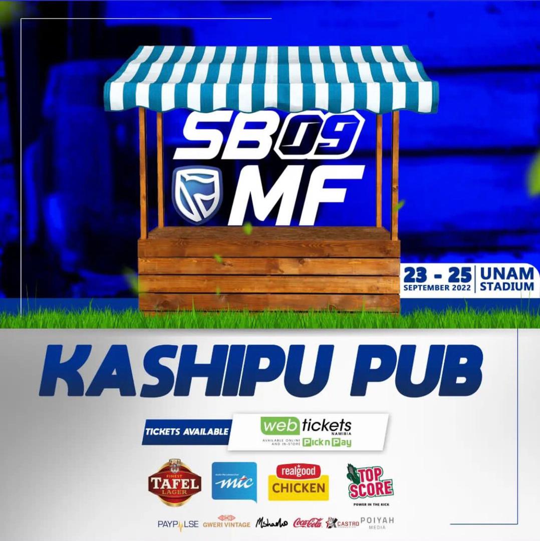 SandroIthana10's tweet photo. Windhoek it has been along time coming

Visit our Stall 
Kashipu Pub
Stall # 16 
@SB09 Music Festival , Unam Stadium (Windhoek)
Date: 23 Sep 2022- 25 Sep 2022

@KINGTEEDEE3545

Contact
Sandro 0812444074
Mekondjo 0812178140
Tuwilika 0815557033
Baldin 0816892373

#KashipuPub https://t.co/3wySW60Td5