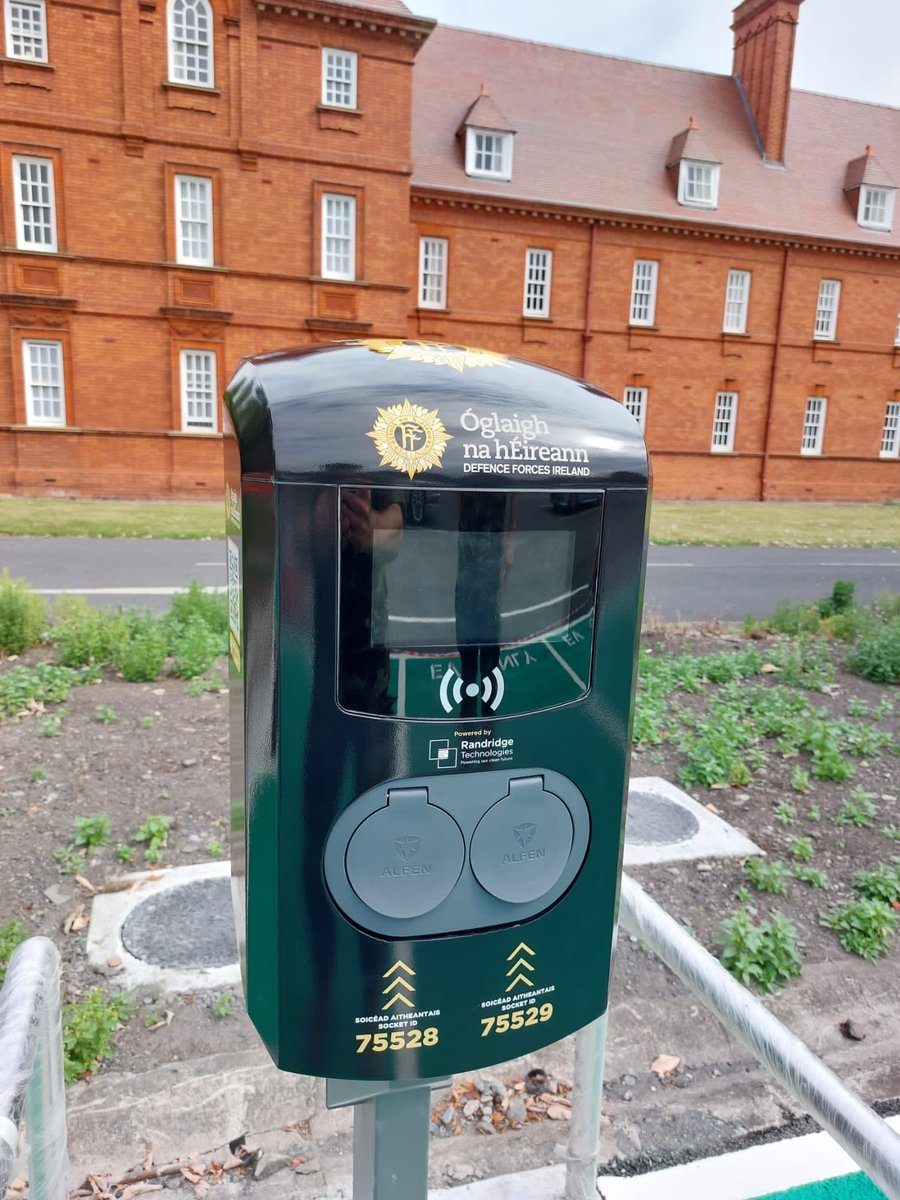 @DF_Engineers and Transport Corps have collaborated to deliver 20 AC/DC EV Chargers in @MckeeCamp. These chargers will be used for military and civilian vehicles. Similar facilities will be rolled out in 5 other @defenceforces locations throughout the country in the coming months