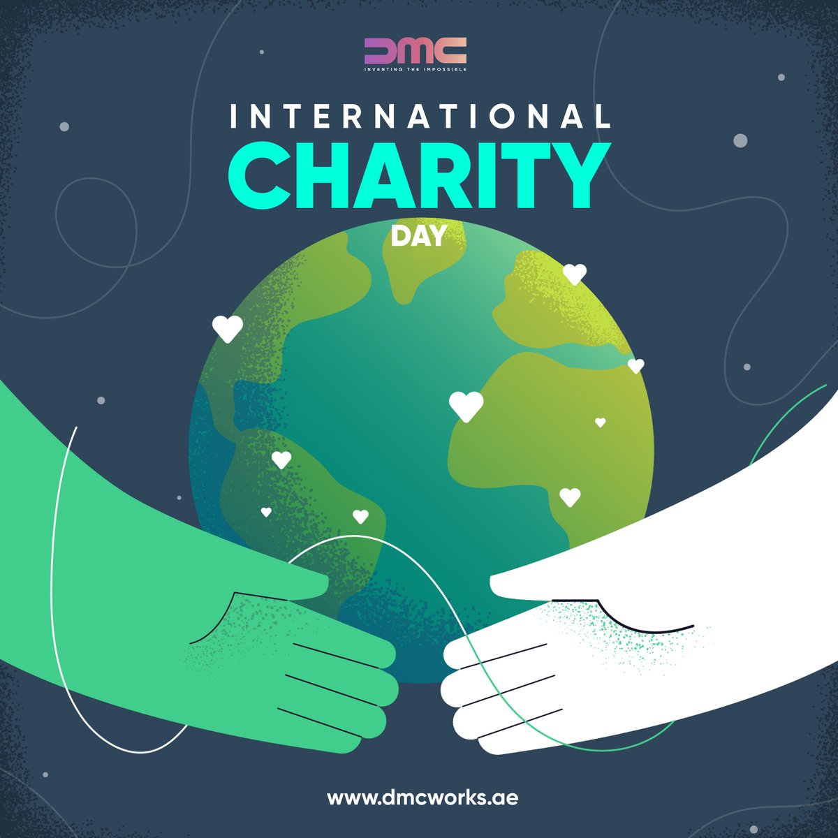 dmcworksin's tweet photo. It's International Charity Day! Donate to your favorite charity and help make the world a better place.
DMC is committed to helping charities and we are proud to support International Charity Day. 
#dmcworks #charityday https://t.co/5qycWjStBN