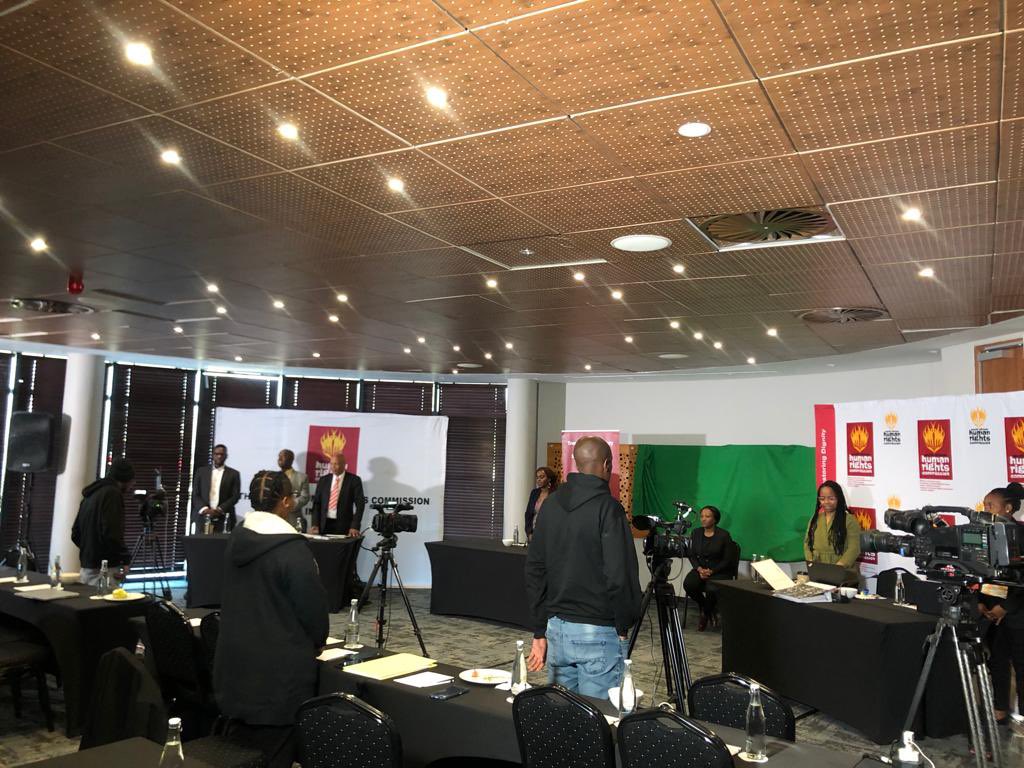 SAHRCommission's tweet photo. The second leg of the inquiry into allegations of racial discrimination/ discrimination in the advertising is underway. Mpiwa Mwangiro from Sonke Gender Justice is todays first participant making submissions. #RacialAdverts https://t.co/k72KTSOrcR