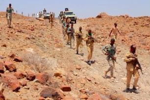 RadioSna's tweet photo. The Security Forces of the regional Government #Puntland State, have captured #Alshabab members who facilitate the supplies to the group and the vehicle they were using in operation at #Almadow mountains.
#Somalia https://t.co/gxZPF22cg1