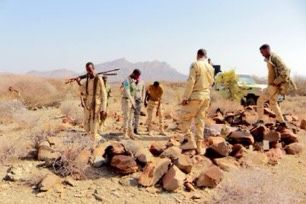 RadioSna's tweet photo. The Security Forces of the regional Government #Puntland State, have captured #Alshabab members who facilitate the supplies to the group and the vehicle they were using in operation at #Almadow mountains.
#Somalia https://t.co/gxZPF22cg1
