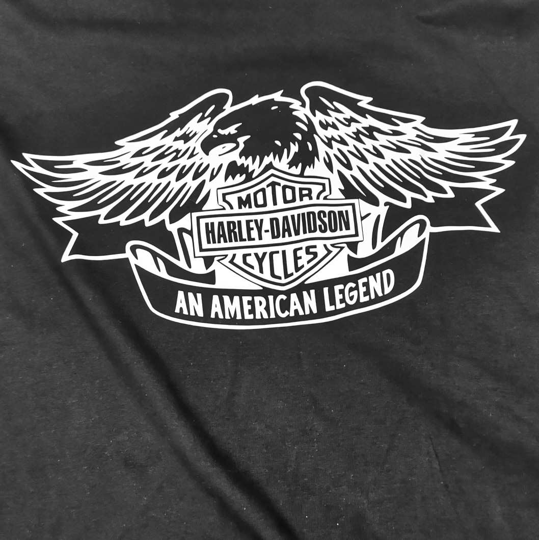 FabLabDevon's tweet image. We never get tired of vinyl t-shirts at the FabLab Barnstaple. We had a visitor drop by the other day just to add some spice to their plain black top.

#vinyldecals #vinyltshirt #tshirtmaking #heatpressvinyl