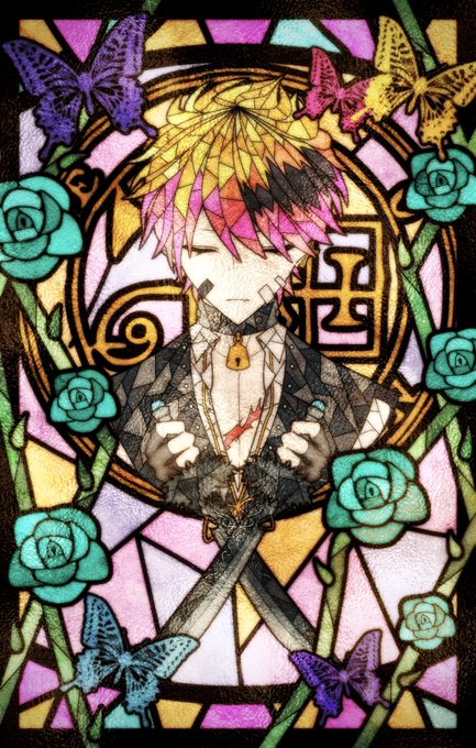 ステンドグラス風 のイラスト マンガ コスプレ モデル作品 5 件 Twoucan