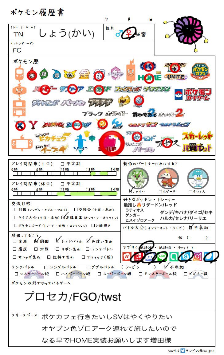 ポケモン履歴書 のコスプレ作品 7 件 Twoucan