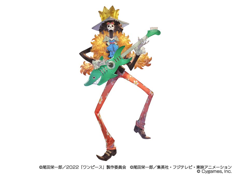 Cygames グラブル の Onepiece コラボで ブルック のイラストを公開 チョッパー フランキー の姿も Gamebiz