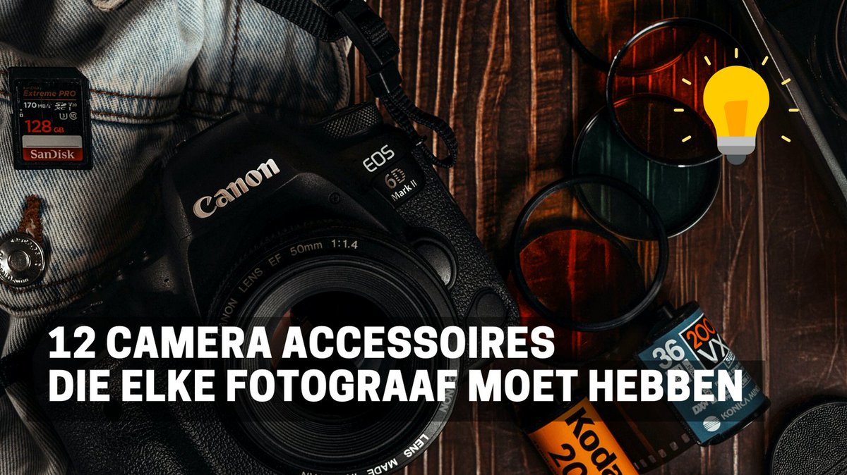 12 Camera Accessoires die elke Fotograaf moet hebben #camera #cameragear fotografiebeginner.nl/tips/camera-ac…
