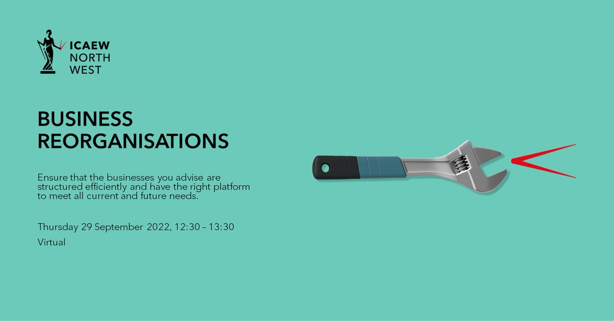 Economic uncertainty, rising costs and inflationary pressures are driving many organisations in the North West to re-evaluate their business models.  Hear from our experts on the benefits of Business Reorganisations -> ow.ly/rFfv50KxXgL