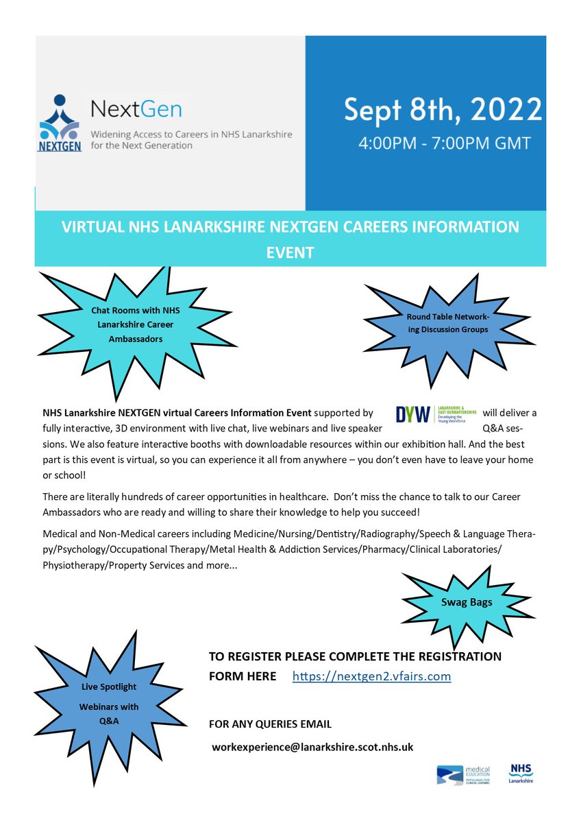 Are you interested in a career in the Health care sector? Remember to register your interest for your insight into both medical and non medical roles.