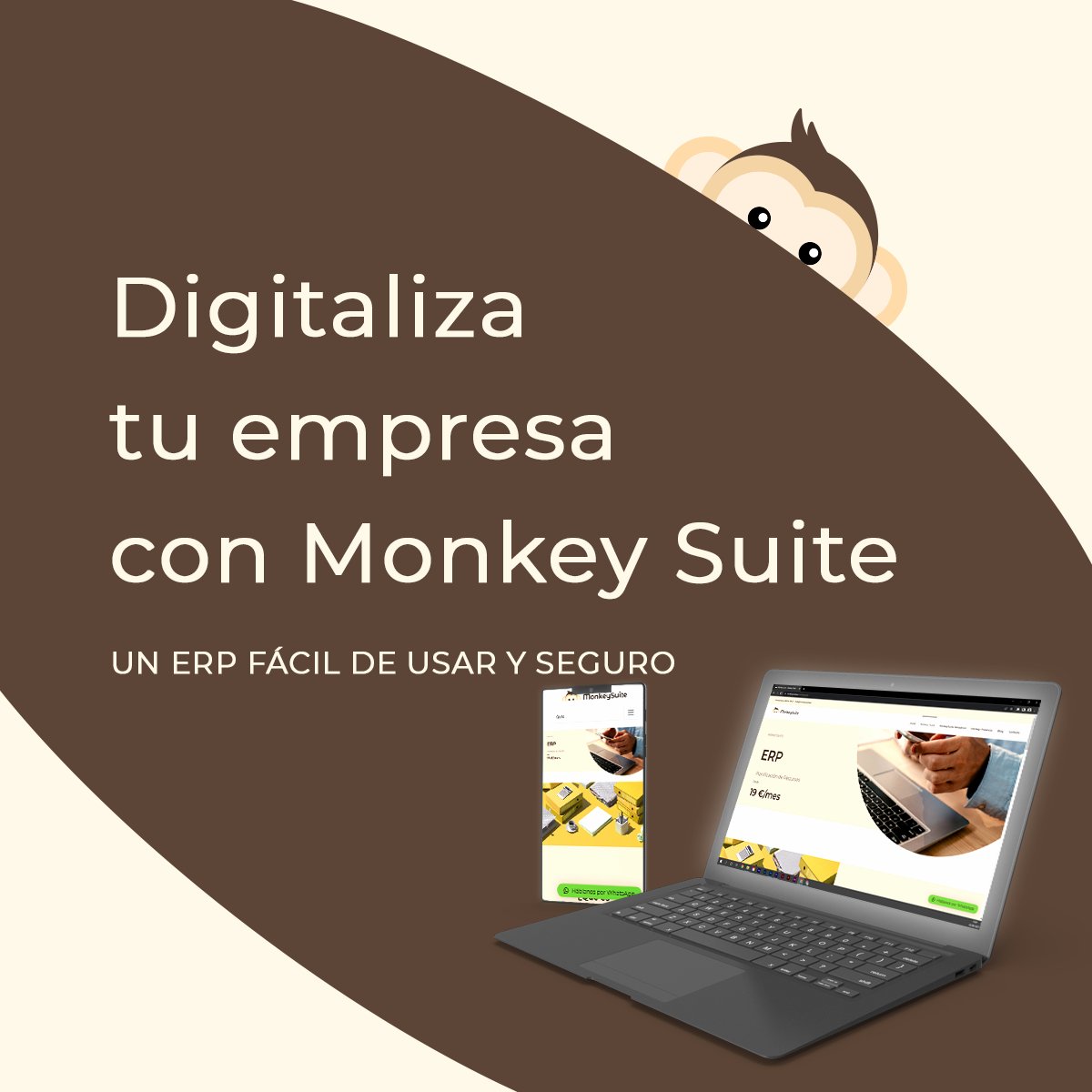 _MonkeySuite's tweet photo. Y para ello tenemos #MonkeySuite 🐵💻 que se adapta a las necesidades de tu empresa a un precio asequible.

En definitiva, ¡un #ERP fácil de usar y seguro! 🤩 Descúbrelo en https://t.co/zSh77eewla https://t.co/NBBL2QZ9JS