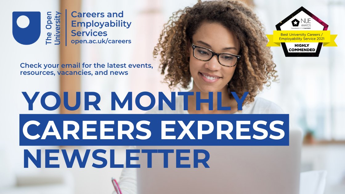 OU Careers and Employability Services (@openunicareers) on Twitter photo Read the latest edition of Careers Express for:
📙 New Career Planning Guide
🎓 Support for graduates
📅 Upcoming workshops for 22-23
💼 Jobs & Volunteering
🏴 Exclusive work experience and events for <a href="/OUCymru/">The OU in Wales</a>
🗣️ First look at OU CareersFest 2022...
opportunityhub.open.ac.uk/students/infoP… Read the latest edition of Careers Express for:
📙 New Career Planning Guide
🎓 Support for graduates
📅 Upcoming workshops for 22-23
💼 Jobs & Volunteering
🏴 Exclusive work experience and events for <a href="/OUCymru/">The OU in Wales</a>
🗣️ First look at OU CareersFest 2022...
opportunityhub.open.ac.uk/students/infoP…