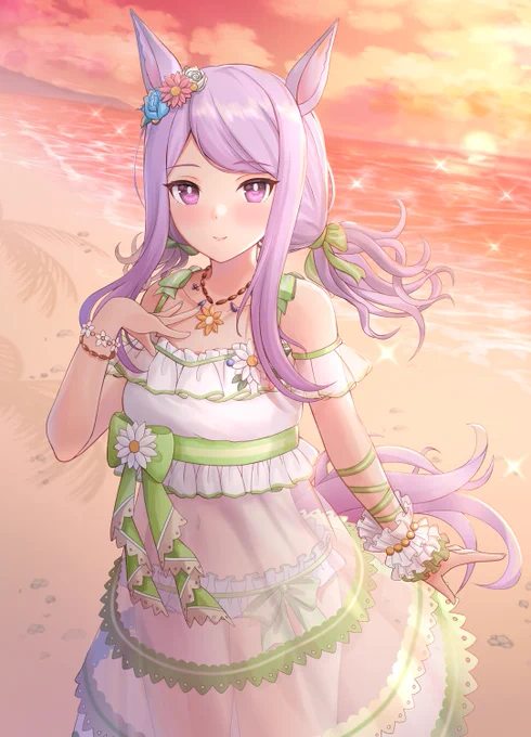 夏の思い出 #ウマ娘 #メジロマックイーン 