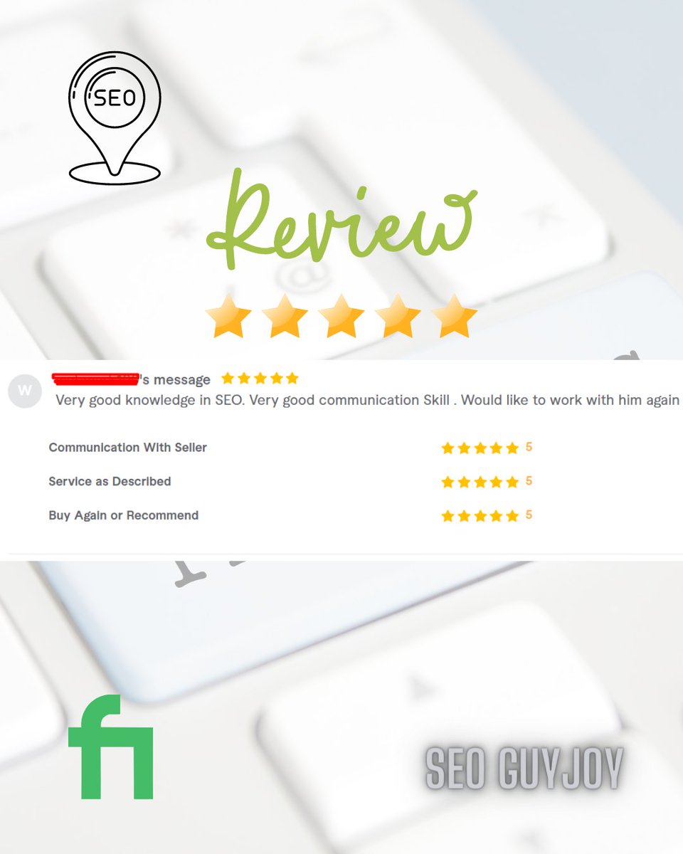 digitalbee_bd's tweet photo. That was my first project on @fiverr  a #localseo project.
After that project, the same buyer ordered twice more projects from me.

You have to provide good value to your customers/clients continually. Show them the results and the work you have done for them.

#localseo https://t.co/GRe7nFZcne