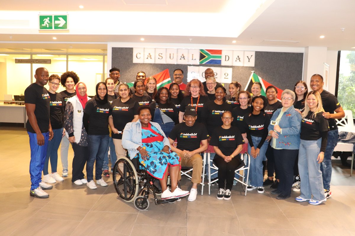 2 Military Hospital on #CasualDay2022. Thank you all!!

#ICelebrateSA #casualday