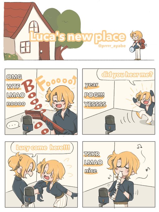 賑やかなお引越しでした
#drawluca 