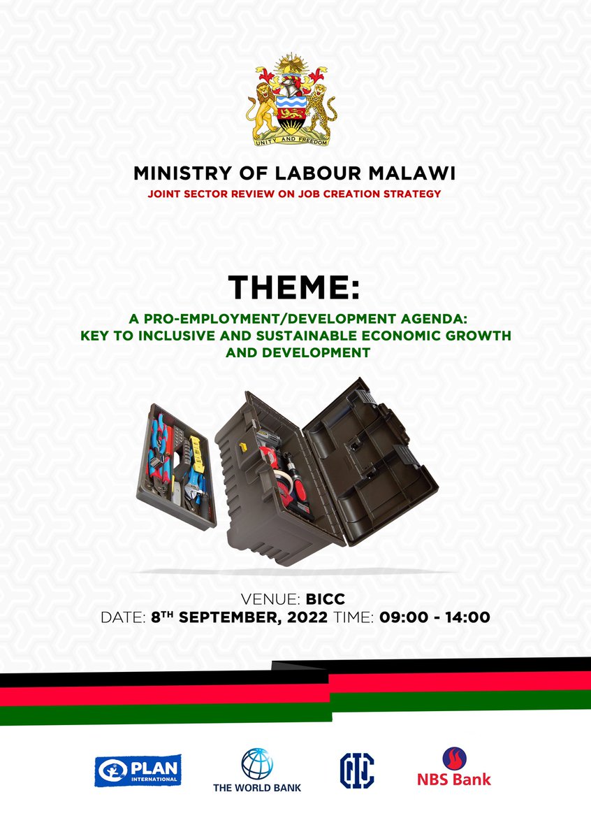 This coming Thursday we hold the joint sector review on the job creation strategy, under the theme “ A Pro-Employment/Development Agenda: Key to Inclusive and Sustainable Economic Growth and Development”