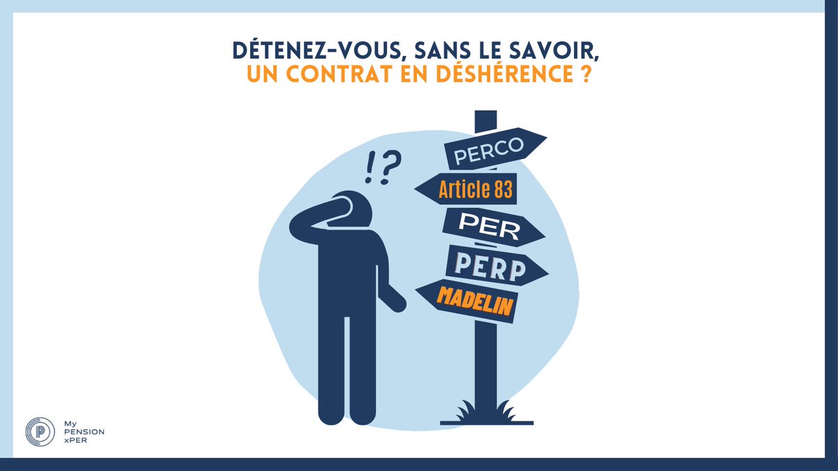 MyPENSIONxPER's tweet photo. Détenez-vous, sans le savoir, un contrat d’épargne retraite en #déshérence ?

Il est désormais possible de retrouver le détail des contrats oubliés (voire méconnus...). 

Ils sont recensés sur une plateforme accessible via https://t.co/bfLcdKnRd8 puis sur "Mon épargne retraite" ! https://t.co/6MbgOqvu0j
