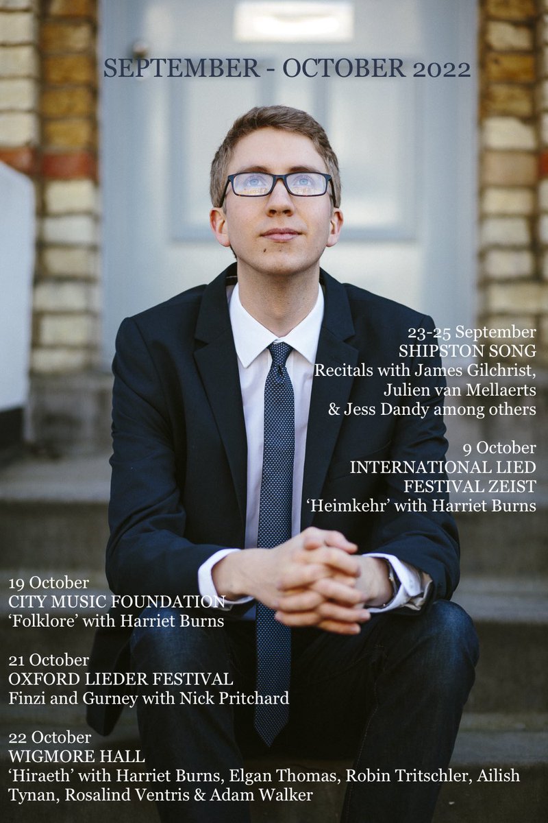 Excited for a busy couple of months ahead! Continued thanks to <a href="/RuthAtki/">Ruth Atkinson</a> for the 📷 (which is quite a few years old now…)