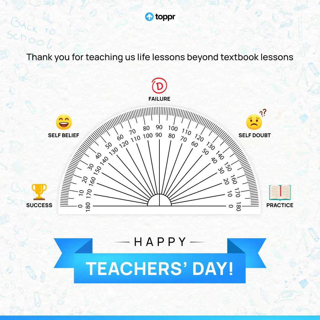 “The best teachers teach from the heart, not the books.” Happy Teacher’s Day to our inspiring teachers! 📐💙 #teachers #teachersday2022 #happyteachersday
