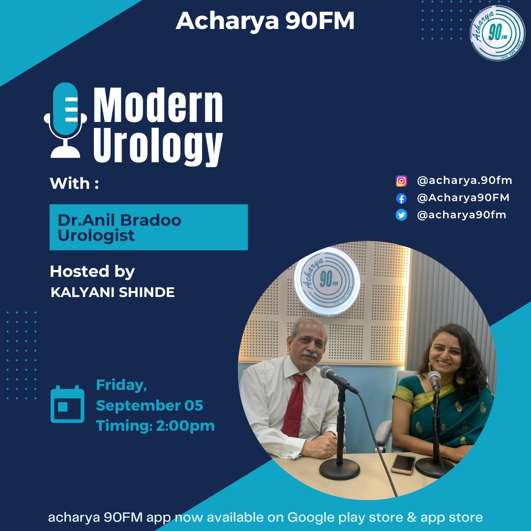 NGAcharya1's tweet photo. Giving information about the diseases that affect the reproductive system and other such informative knowledge with Dr Anil Bradoo, Urologist. https://t.co/kJwRx24zf5