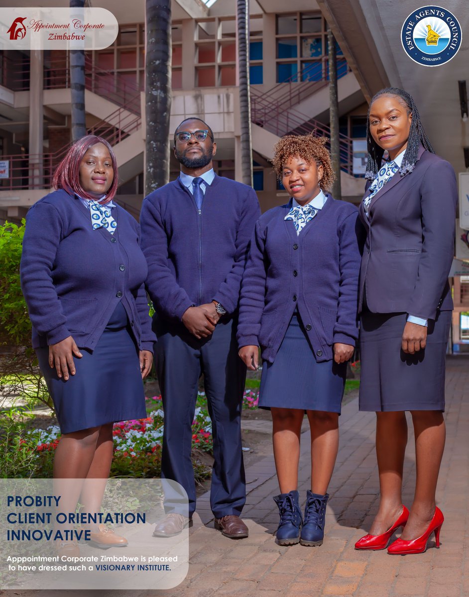 AppointmentZ's tweet photo. Appointment Corporate Zimbabwe is proud to be dressing such a Visionary Institute @EacZim https://t.co/cF5pXqjWj3