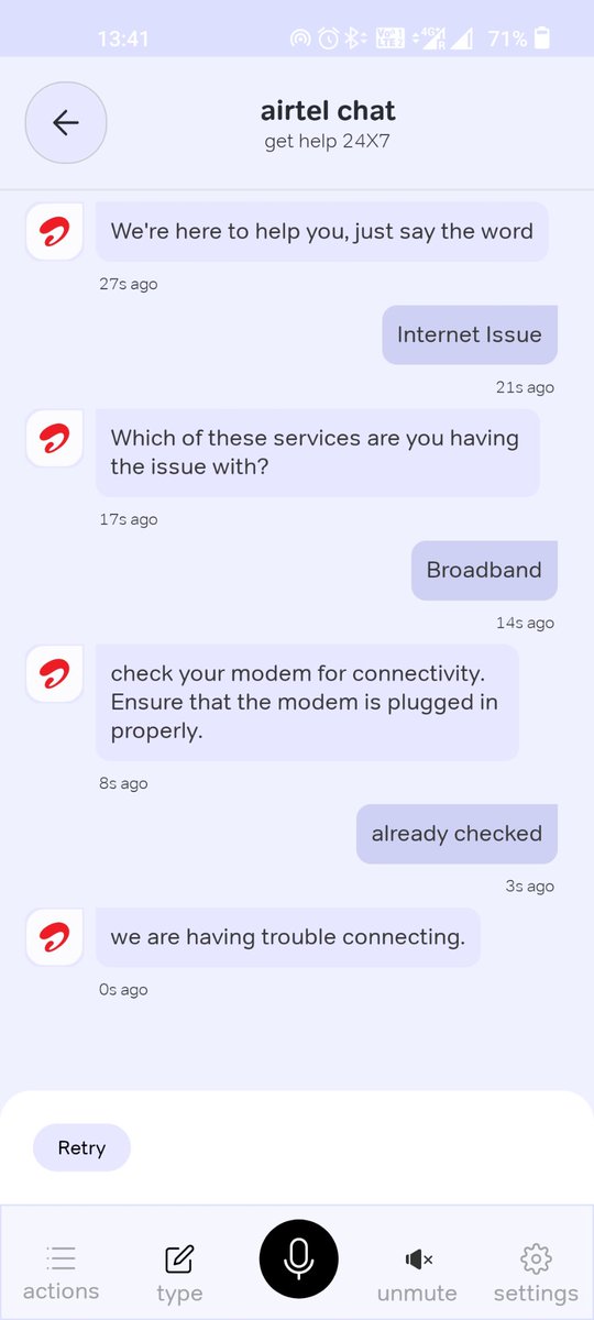 SaklaniParas's tweet photo. @airtelindia It's been more than 10 days, and I have raised multiple complaints but the condition of the internet is still pathetic. And now even the complaints aren't going through.
Please notify whosoever is concerned regarding this.
Airtel Black https://t.co/De0oRzf1vd