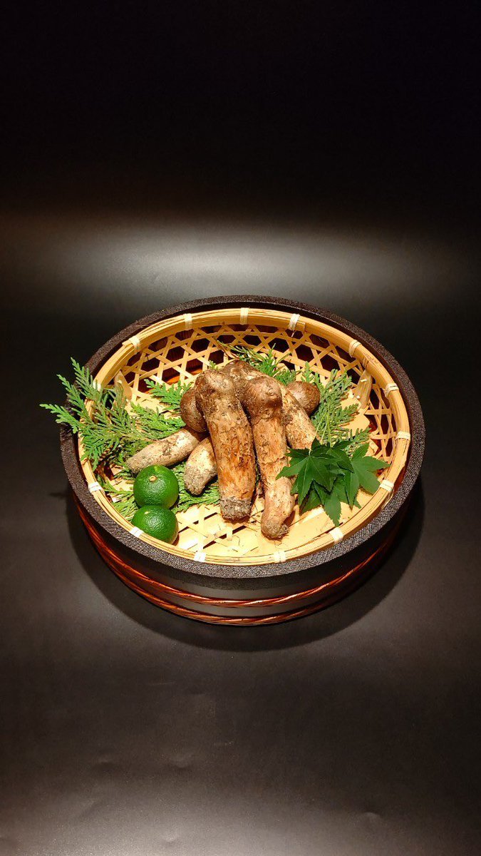 imafuku29's tweet photo. 今年も国産松茸が始まりました。

松茸はきのこの中でも高級食材として扱われています。特に国産の松茸は芳醇な香りがあり、９月頃から市場に出回ります。松茸は、香りが注目されやすいですが、低カロリーで栄養素もしっかりと含んでいる��が特徴です。

秋の味覚を是非ご賞味下さい。 https://t.co/YT3aUo8BcO