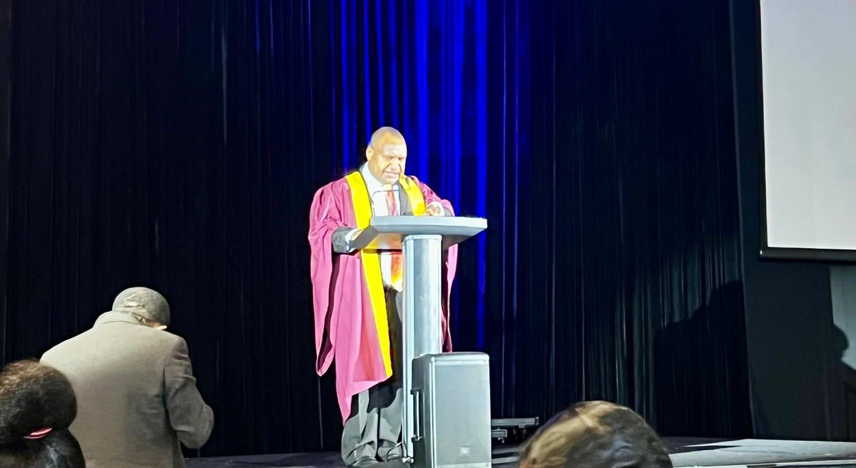 BurnetInstitute's tweet photo. The 56th Medical Symposium in Port Moresby opened with an inspiring speech from Papua New Guinea’s Prime Minister, the Hon. James Marape. @BurnetInstitute acknowledges the ongoing commitment and support from the Prime Minister for medical research and public health programs. https://t.co/0rhn3GLmin