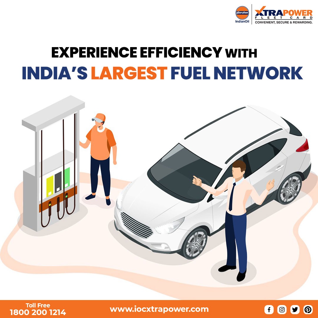 With over 35,000 retail outlets, we offer an unrivalled fuel network that provides access to a large number of retail outlets nationwide. <a href="/IndianOilcl/">Indian Oil Corp Ltd</a> <a href="/IOCXTRAPOWER/">IOC XTRAPOWER Fleet Card</a>