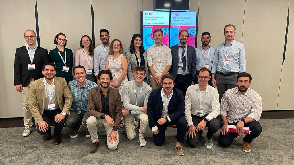 ESRUrology's tweet photo. ESRU autumn meeting during  #EUREP22 In Prague 🇨🇿 . Great meeting, lots of new projects and important discussions among #urology #residents and representatives from @Uroweb @EBU_Urology @BURSTurology https://t.co/zAH1BGxRPs