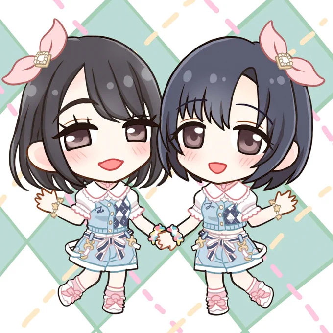 天野聡美さんと白菊ほたる!今回のトロちゃんの髪型は、ちょっと色が暗めになって、やや内巻き気味に髪の毛を降ろしての、ほたる仕様でしたね!衣装とっても似合ってて可愛かったァーーー!!お腹は冷えるといけないので隠れてて正解!!!!#cg_ootd_day2 