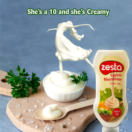 She’s a 10 and she is creamy. She’s definitely a sweet mayo sauce.