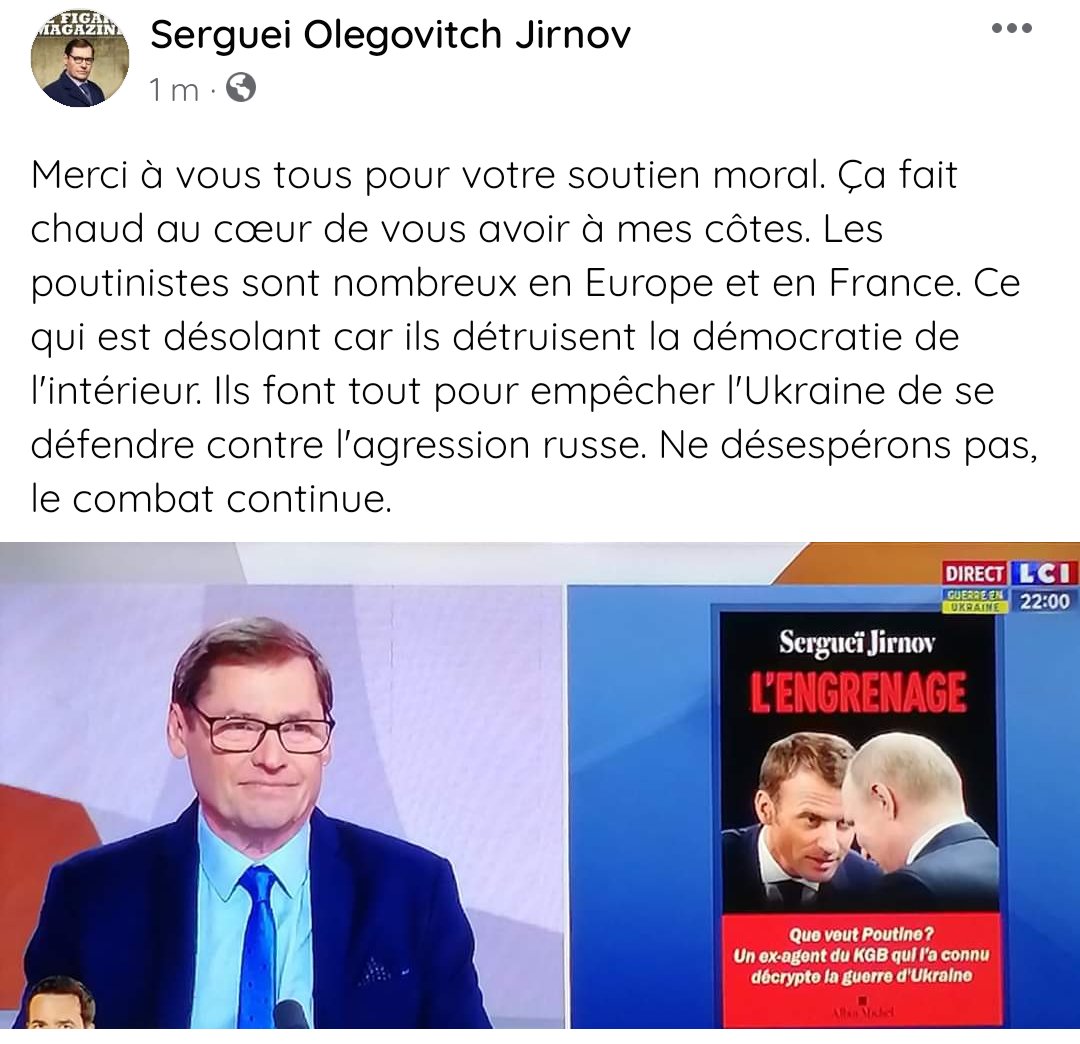 Sergueï Jirnov, auteur, ex espion du KGB, expert on Twitter