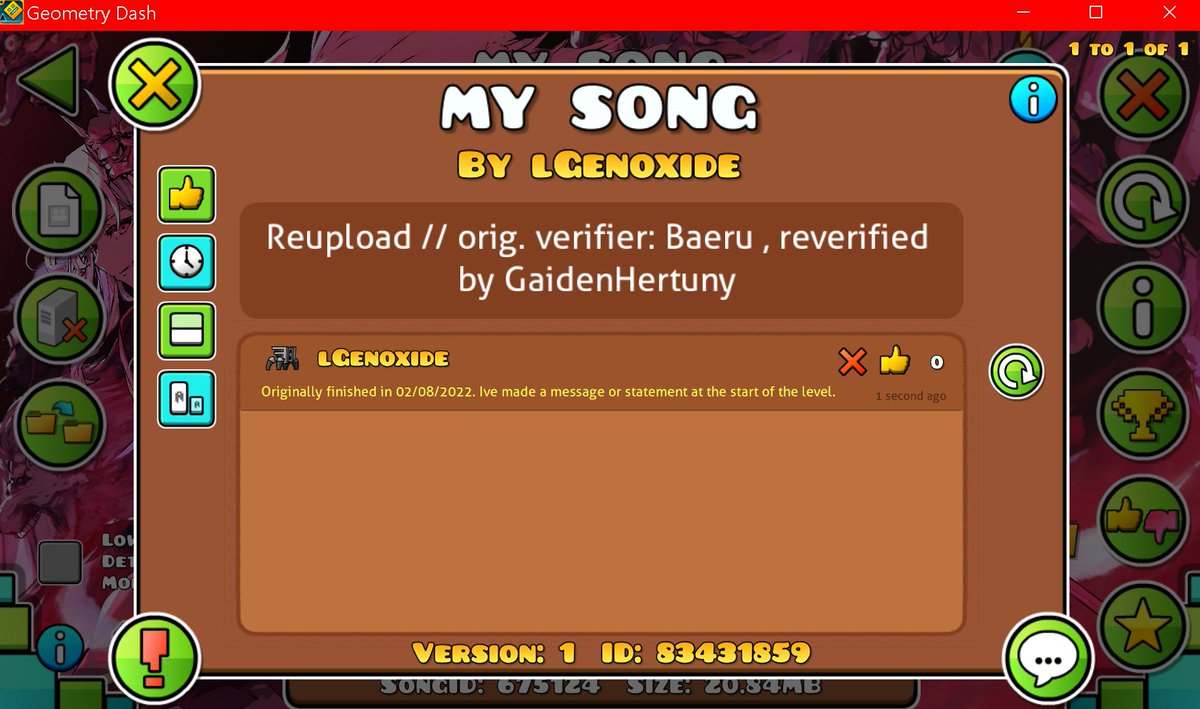 tachyonGMD's tweet photo. my song is back on the server https://t.co/N20474Xul8