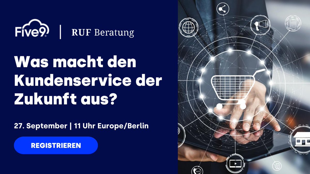 ❗️Update❗️ 
Neuer Termin für den Fireside Chat: Dienstag, 27. September um 11 Uhr 🕚
Registrieren Sie sich jetzt: bit.ly/3pZ1WeI

#zukunft #five9 #kundenservice #firesidechat #omnichannel