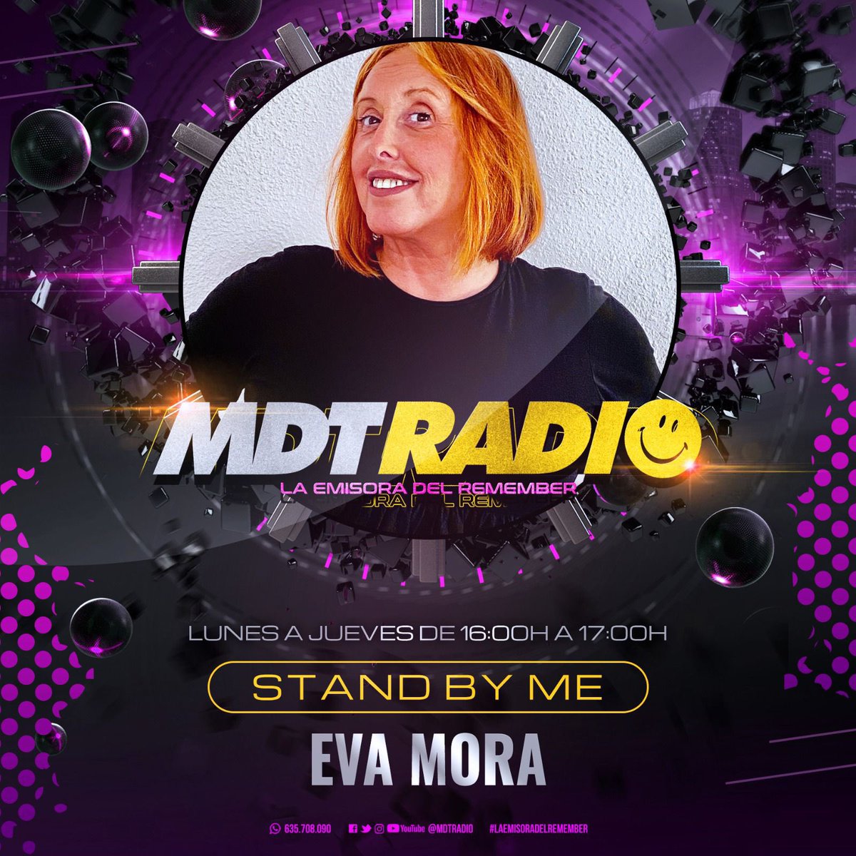 Con los nervios propios del inicio, pero agradecida y emocionada.
Hoy es el día!!! 🎧🎤
Alas 16h estaré contigo en <a href="/mdtradio/">MDT RADIO - La Emisora Del Remember</a> 107.4FM 
¿Me acompañas?