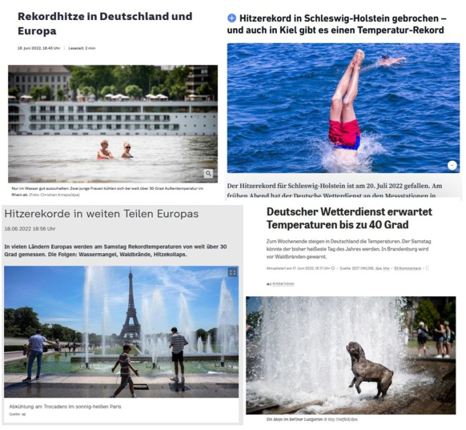 klimafakten's tweet photo. Freizeitfreuden, planschende Kindern, putzige Hunde - allzu oft illustrieren Medien eine #Hitzewelle mit Bildern, die (Gesundheits)Gefahren völlig ausblenden 

@katharina_mau hat für uns erkundet, wie es besser ginge

https://t.co/rrmgbjr6cC https://t.co/tPWGfO5fGY