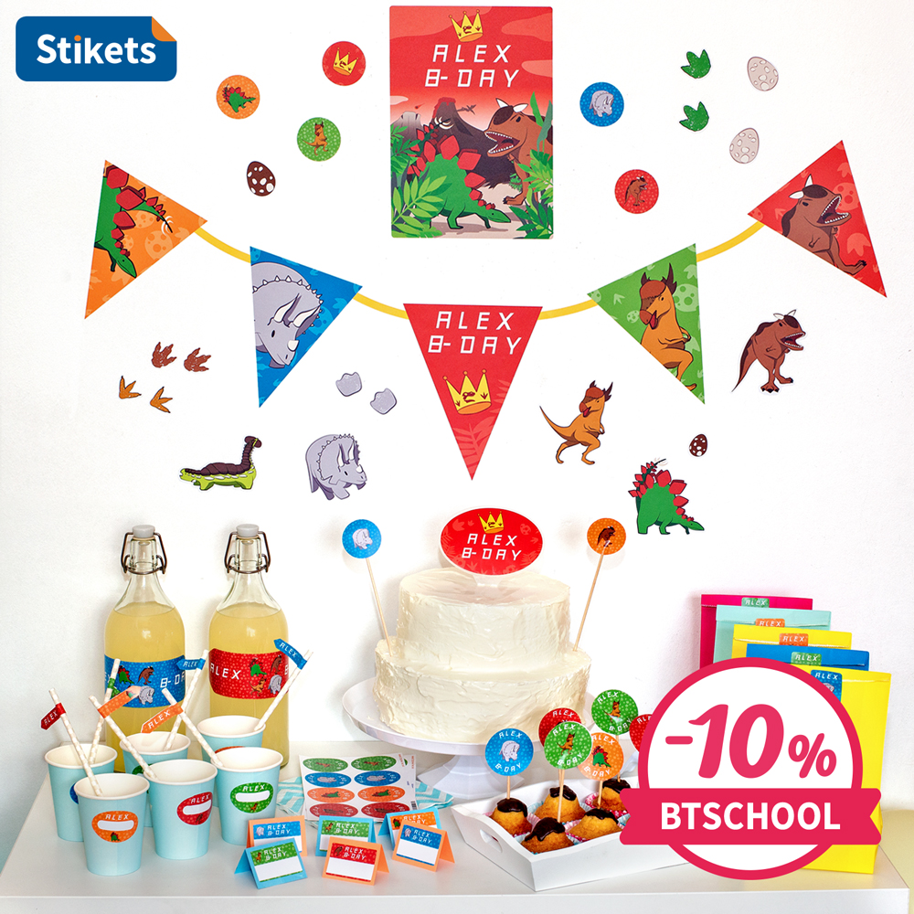 StiketsIT's tweet photo. Il tuo piccolo compie gli anni a settembre? 🥳
Scopri i nostri pack decorazione per una festa di compleanno mai vista prima 🙀 Più di 120 etichette personalizzate come vuoi tu.
Usa il codice BTSCHOOL per uno sconto del 10% qui ➡️ https://t.co/dw7mfobV1C https://t.co/MjwjvXzYuj