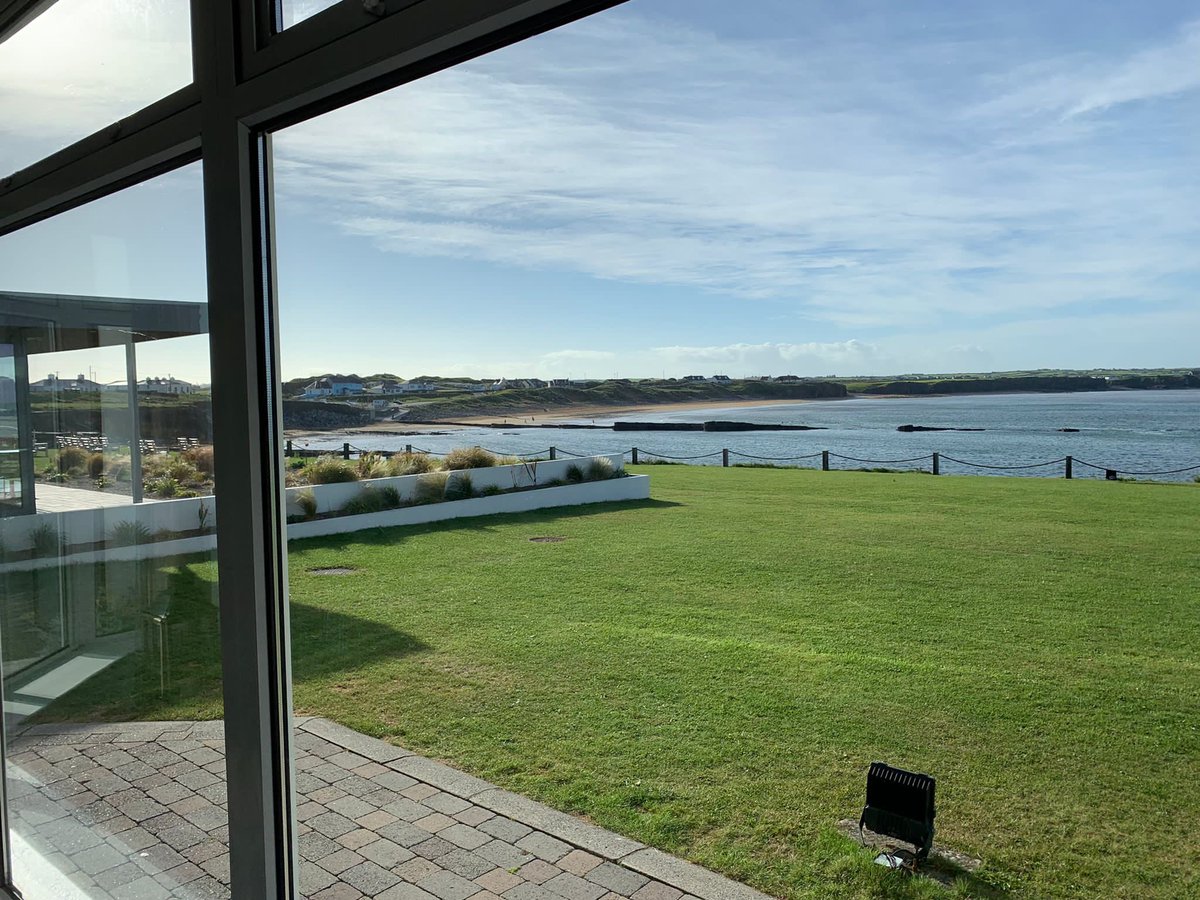 The sun is shining down here at @ArmadaHotel at Spanish Point and we’re all set up ready to welcome our guests to Future You. It’s about an hour until it all kicks off – we’re very excited! #FutureYou #exitplanning #futureplanning