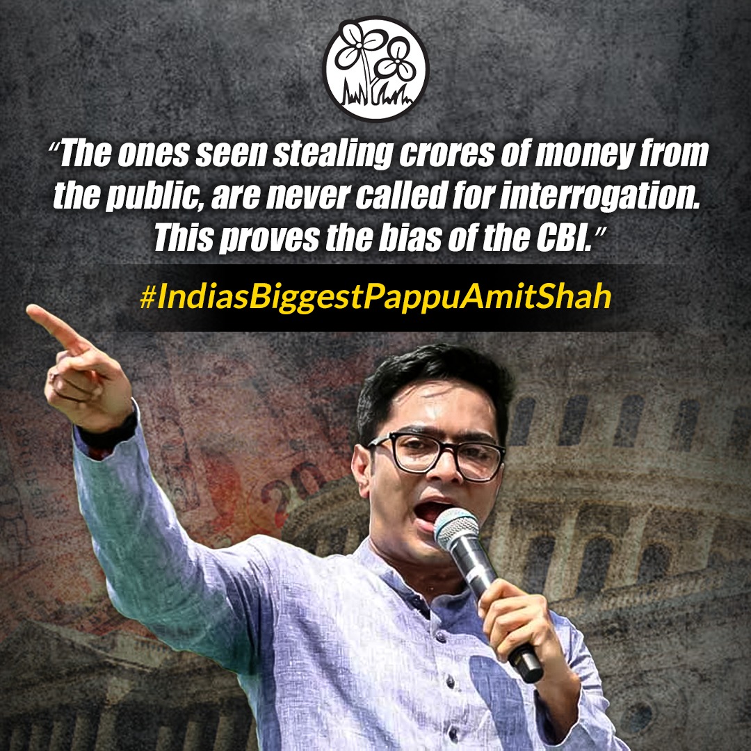 AITC4Nagaland's tweet photo. .@BJP4India leaders who are knee-deep in corruption, seen stealing crores of money from the public, are never harassed by the ED or CBI.

This proves that the BIGGEST PAPPU OF INDIA is the Home Minister himself! His failures are colossal.

#IndiasBiggestPappuAmitShah https://t.co/ON4bAvltJw