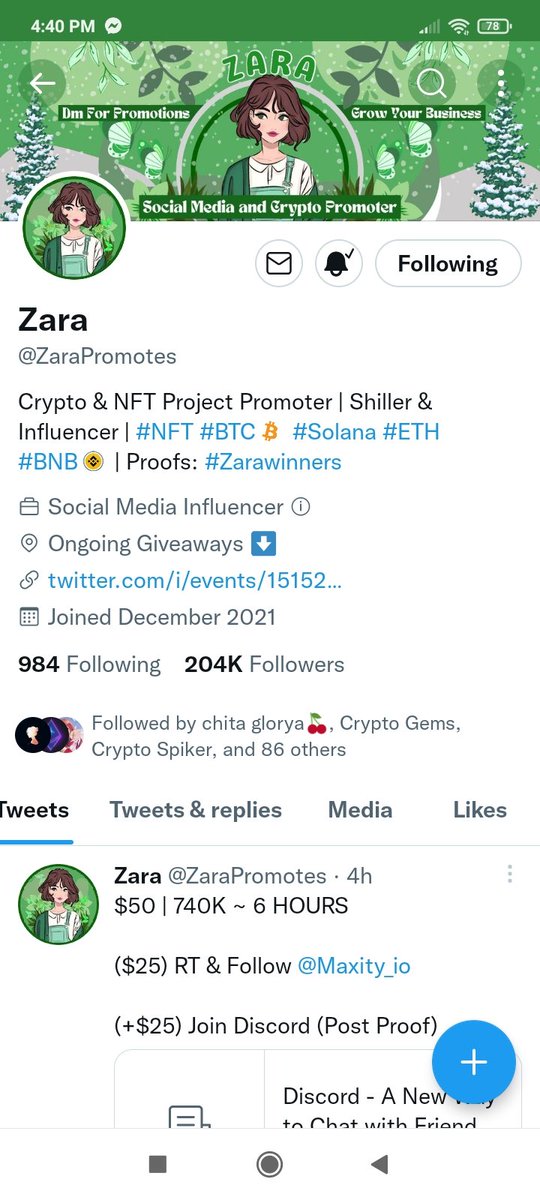 SoresoBigwin's tweet photo. @ZaraPromotes Done hoping 🙏 wish me luck 🤞 https://t.co/7Q8iqdwnu9